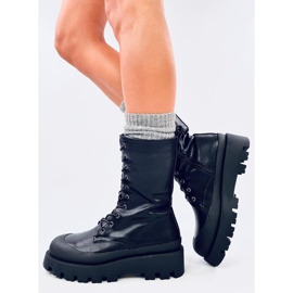 Knight Black šněrovací boty černý 2