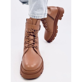 Vojenské boty Pomona Camel hnědý 1