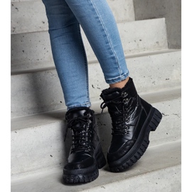 Černé zateplené sněhule od Ozero černá 1 Černé zateplené sněhule od Ozero černá 1