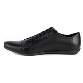 Polbut Elegantní pánské boty k džínům C23 černé černý 2