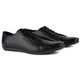 Polbut Elegantní pánské boty k džínům C23 černé černý 7