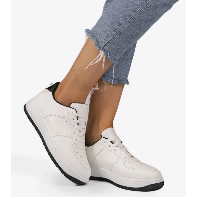 Černé a bílé klasické tenisky BL3619-SP bílý černá 1