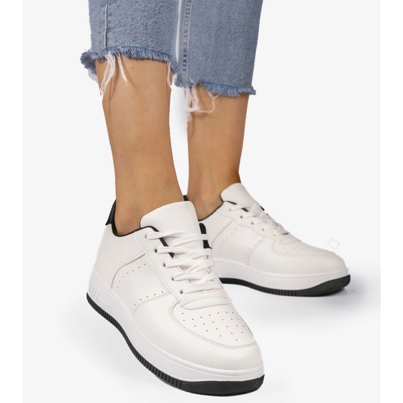 Černé a bílé klasické tenisky BL3619-SP bílý černá 2