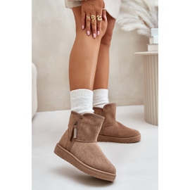 Dámské sněhule Big Star OO274A165 Béžová béžový 2