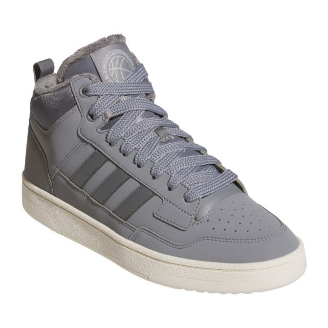 Boty Adidas Rapid Court Mid Winterized JR0169 šedá 1