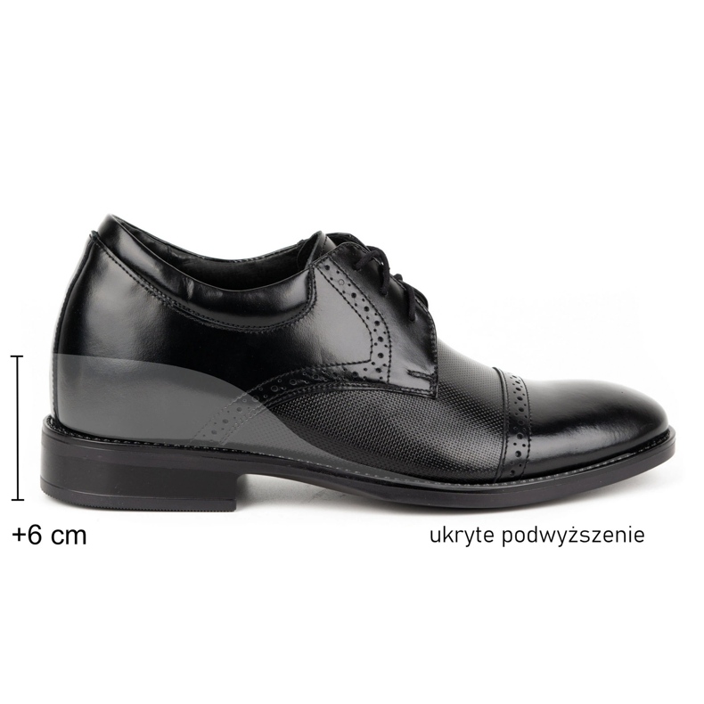 Olivier Pánské společenské kožené boty MP45KB černé černá 1
