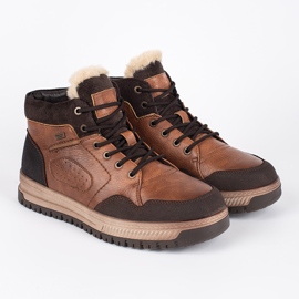 Pánské zateplené vysoké zimní boty černá 1