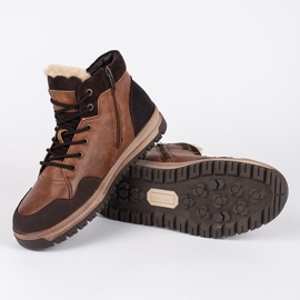 Pánské zateplené vysoké zimní boty černý 2