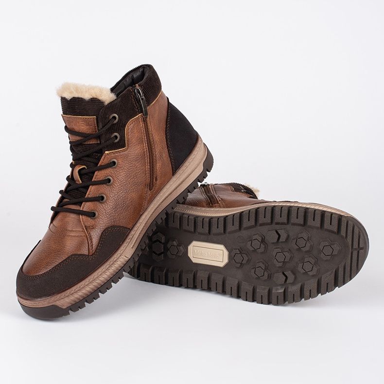 Pánské zateplené vysoké zimní boty černá 2