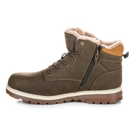 Arrigo Bello Khaki trapeři zelená 1 Arrigo Bello Khaki trapeři zelená 1