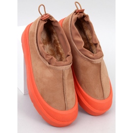 Krátké boty do sněhu Jayden Camel hnědý 1