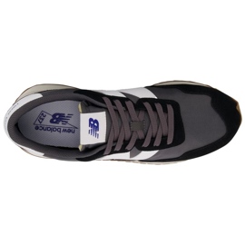 Pánské tenisky New Balance, lifestylová sportovní obuv, semišová kůže, černá (MS237GA) černý 1