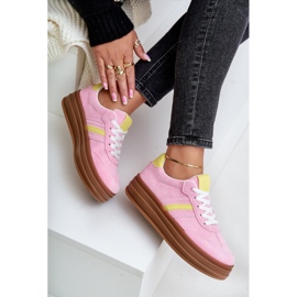 Dámské Tenisky na platformě Pink Dravinnia růžový 2