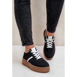 Dámské Tenisky na platformě Černé Dravinnia černý 2