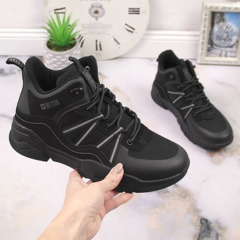 Vysoké sportovní boty Big Star INT1784 černá 1