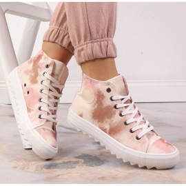 Vysoké boty a tenisky Big Star LL274048 INT1821 béžový 1