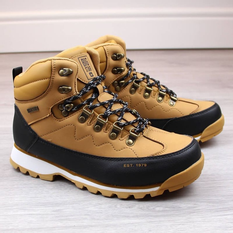 Velbloudí sportovní obuv Big Star W INT1932A zateplená hnědý 1