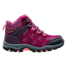 Trekové boty Hi-Tec Kaori Mid Wp 92800210839 růžový 1 Trekové boty Hi-Tec Kaori Mid Wp 92800210839 růžový 1