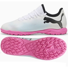 Boty Puma Future 7 Play Tt Jr 107737 01 bílý 1