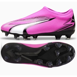 Boty Puma Ultra Match Ll FG/AG Jr 107770 01 růžový 1