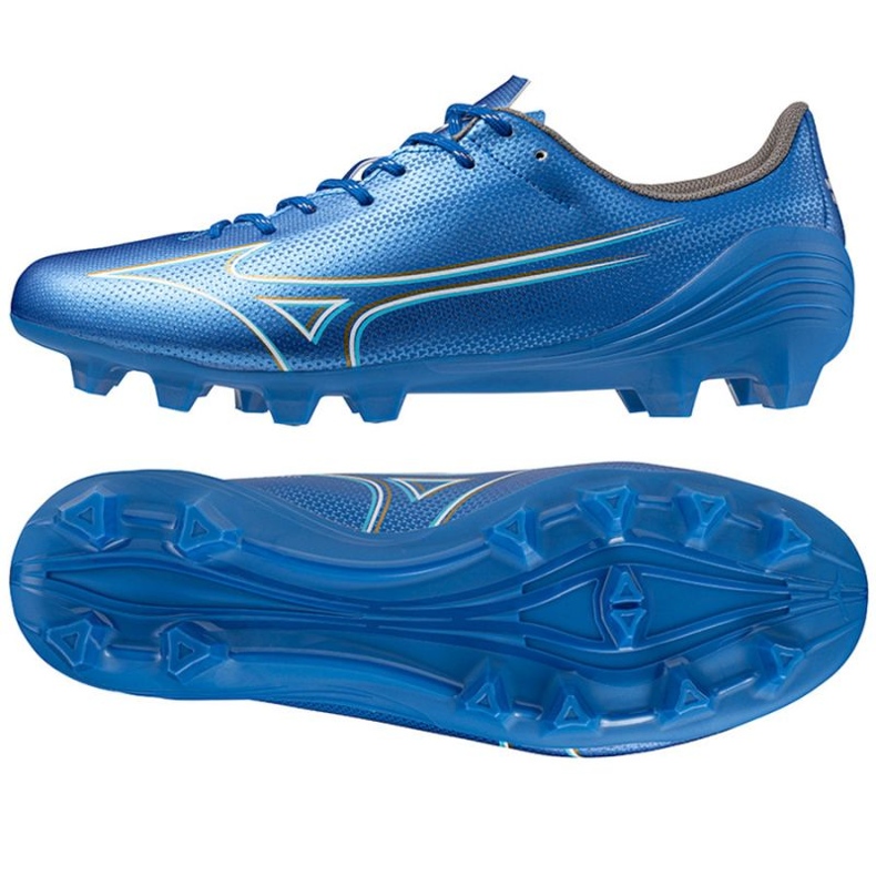 Boty Mizuno Alfa Select Fg M P1GA246527 modrý 1
