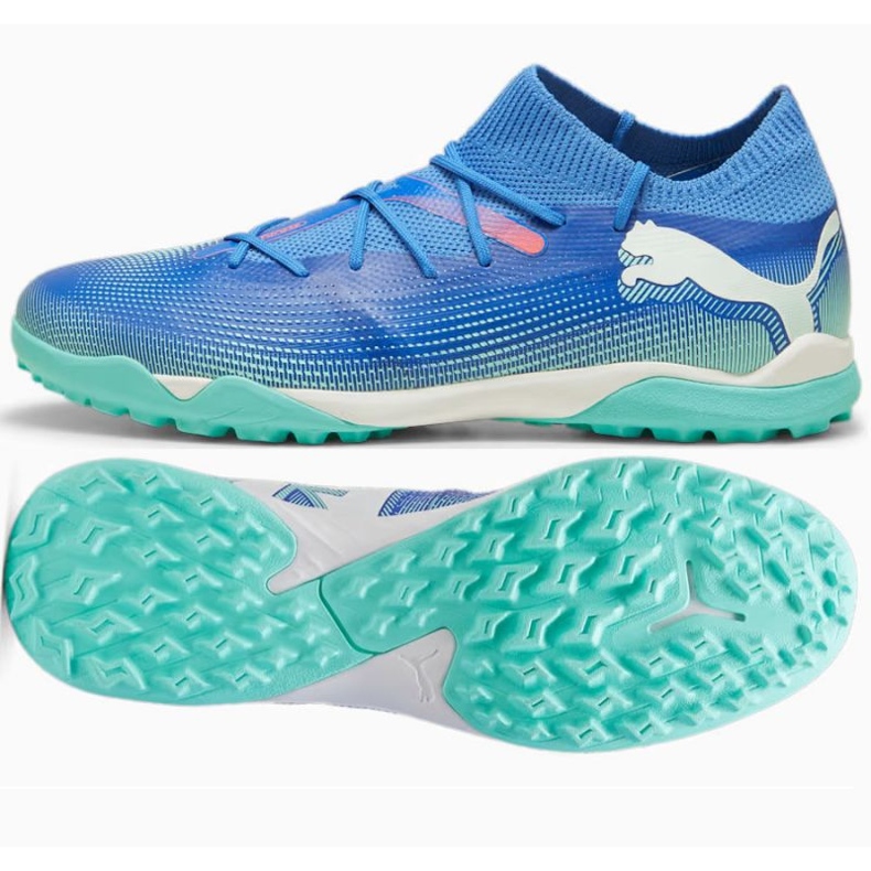 Boty Puma Furure 7 Match Tt 107937-01 modrý 1