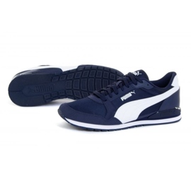 Síťované boty Puma St Runner V3 384640 02 bílý 1