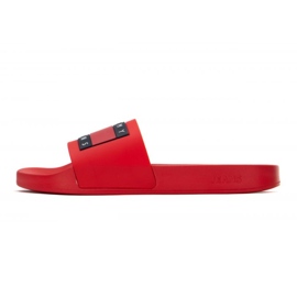 Žabky Tommy Hilfiger Pool Slide Ess EM0EM01191 Xnl červené 1
