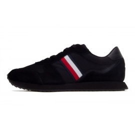 Boty Tommy Hilfiger Runner Evo Mix M FM0FM04699 Bds černý 1