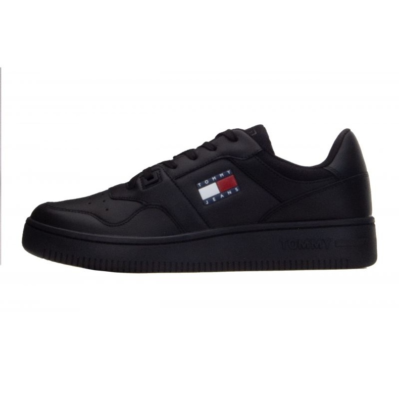 Boty Tommy Hilfiger Retro Basket Ess M EM0EM00955 Ogk černá 1