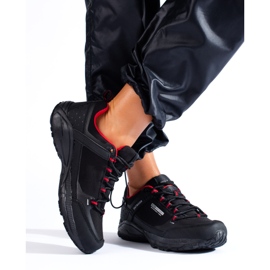 Dámská treková obuv SOFTSHELL Outdoor DK 1096 černá černý 1