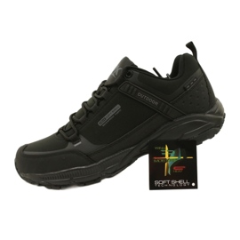 SOFTSHELL DK pánské trekové boty černé černý 5