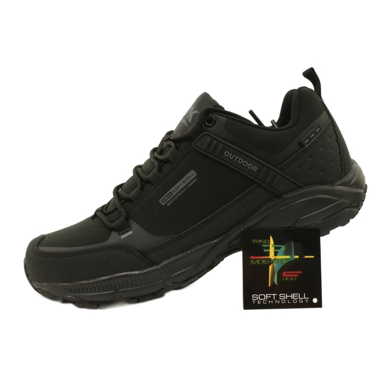 SOFTSHELL DK pánské trekové boty černé černý 5