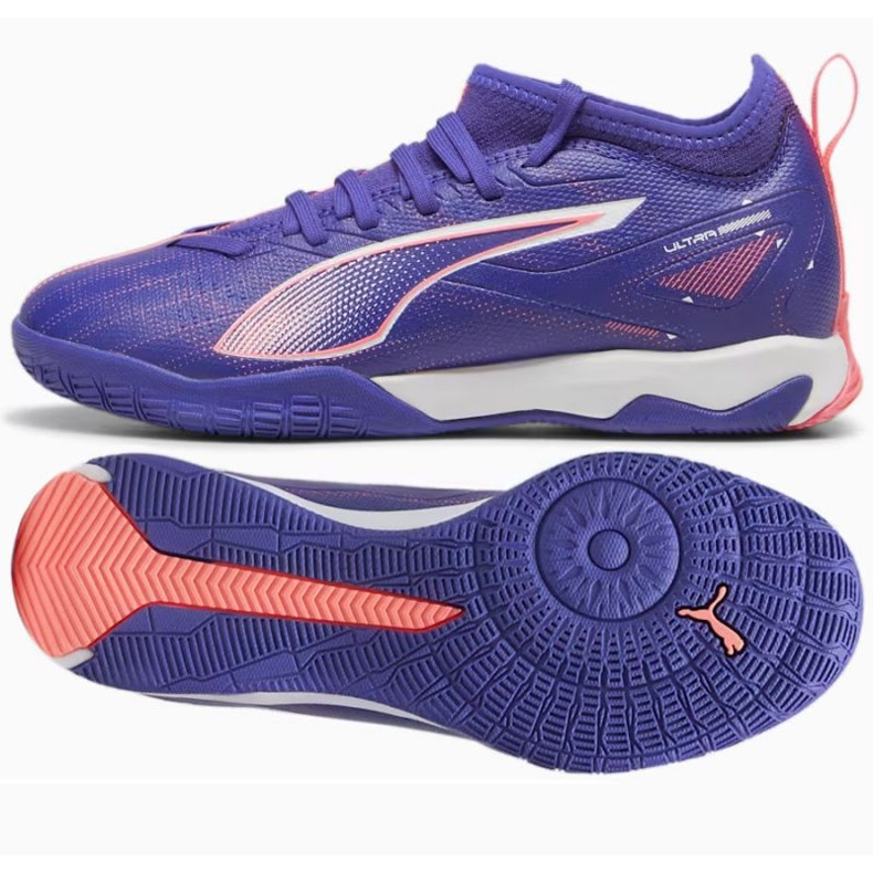 Boty Puma Ultra 5 Match IT Mid 108099-01 fialový 1