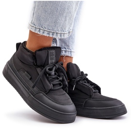 Dámské zateplené tenisky Big Star OO274A530 Černé černá 4