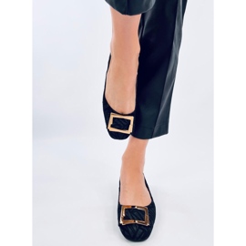 Balerínky s černou přezkou Ells černá 1 Balerínky s černou přezkou Ells černá 1