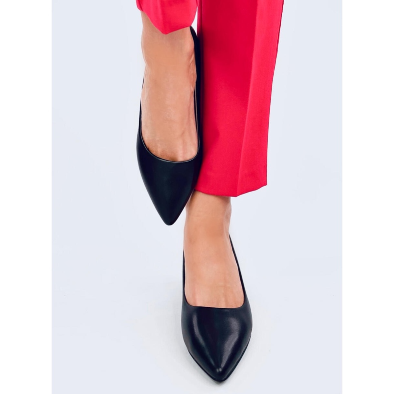 Crafts Černé lodičky na nízkém podpatku černá 1