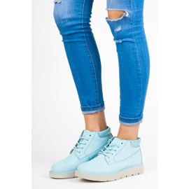 Vices Boty na platformě modrý 2