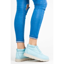 Vices Boty na platformě modrý 1