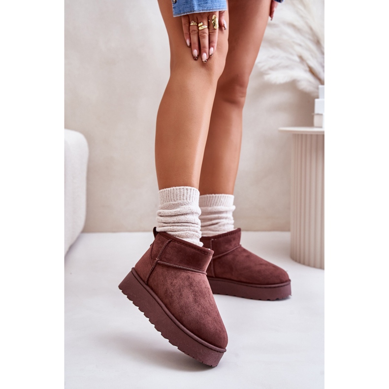 Sněhule Model 20216-4H Dark Brown hnědý 1