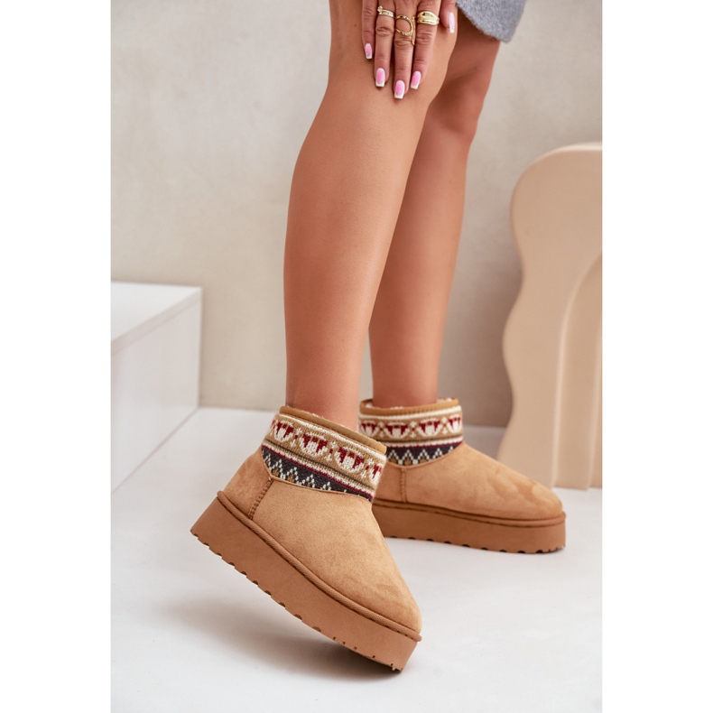 Model 20226-4B Sněhule Camel hnědý 1