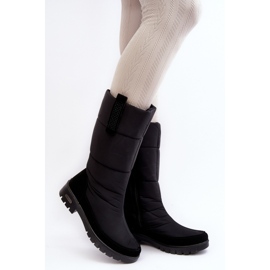 Progress PROGJ-22-136 Černé boty do sněhu černý 1