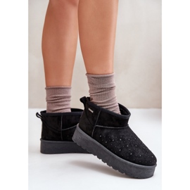 Big Star OO274A105 Černé sněhule černá 1 Big Star OO274A105 Černé sněhule černá 1