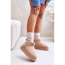 Sněhule Model 20216-4C Beige béžový 1