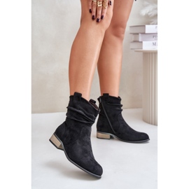 Model boty 24BT02-3046 černé černý 1