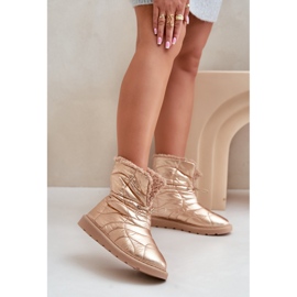 Sněhule Model 6433 Pink Gold růžový 1