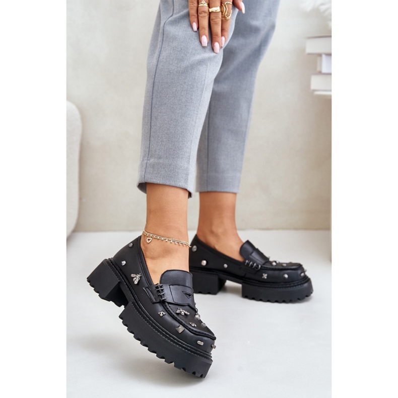 Boty Model Da MR880-102 Black Leather černá 1