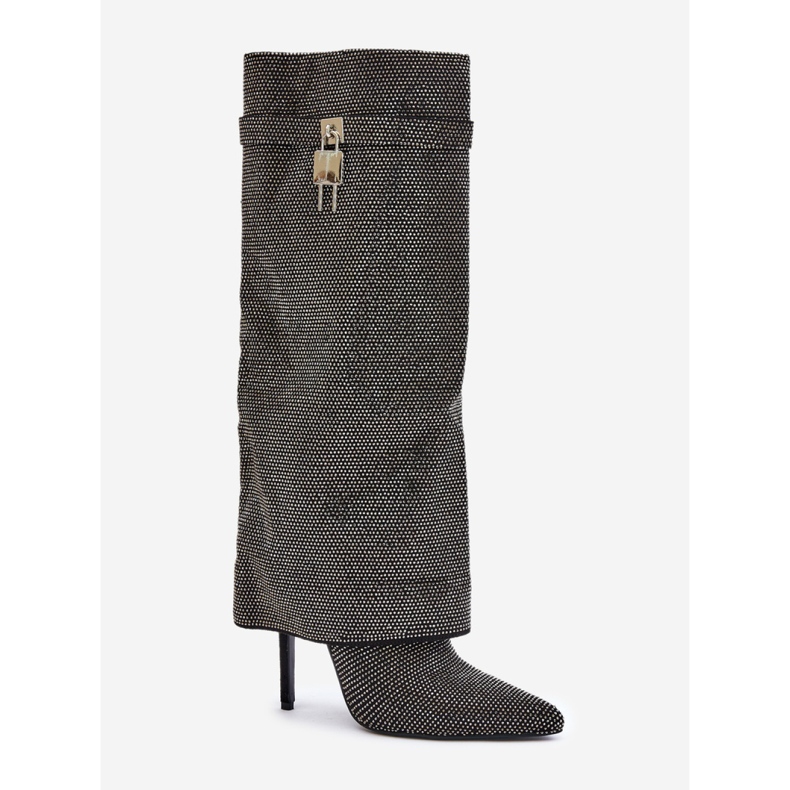 Model C-337 Černé boty černá 2