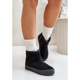 Big Star OO274A522 Černé sněhule černý 1