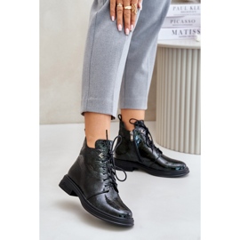 Boty Model Da LZ42-042 Tmavě zelený lak 1